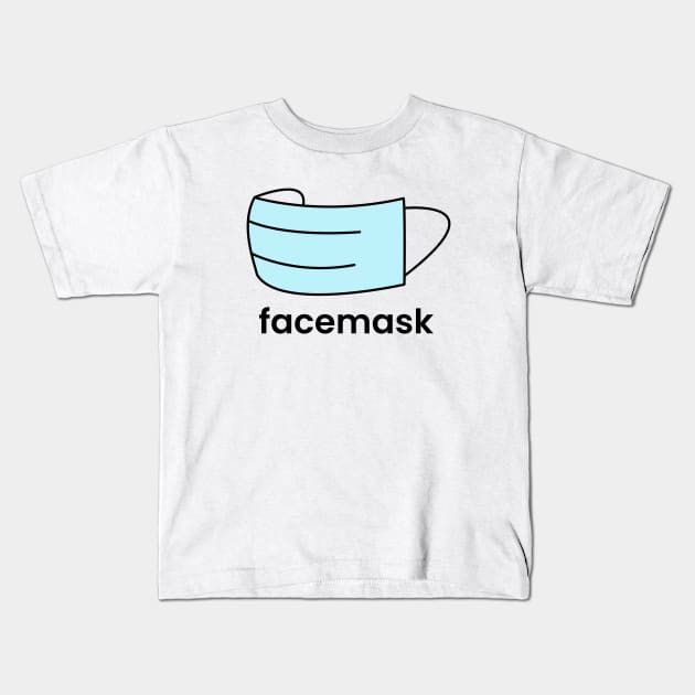 Facemask Kids T-Shirt by boyznew